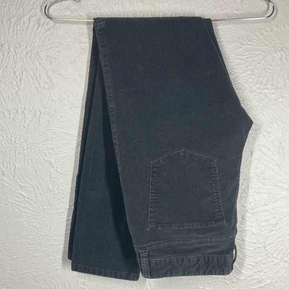 Banana Republic Soft Black Corduroy Skinny Fit Pants Women's Size 28/6 - Picture 1 of 10